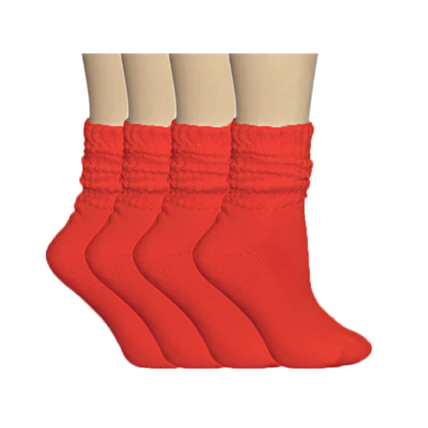 American Made Light Weight Cotton Slouch Socks (12 Pair Pack)