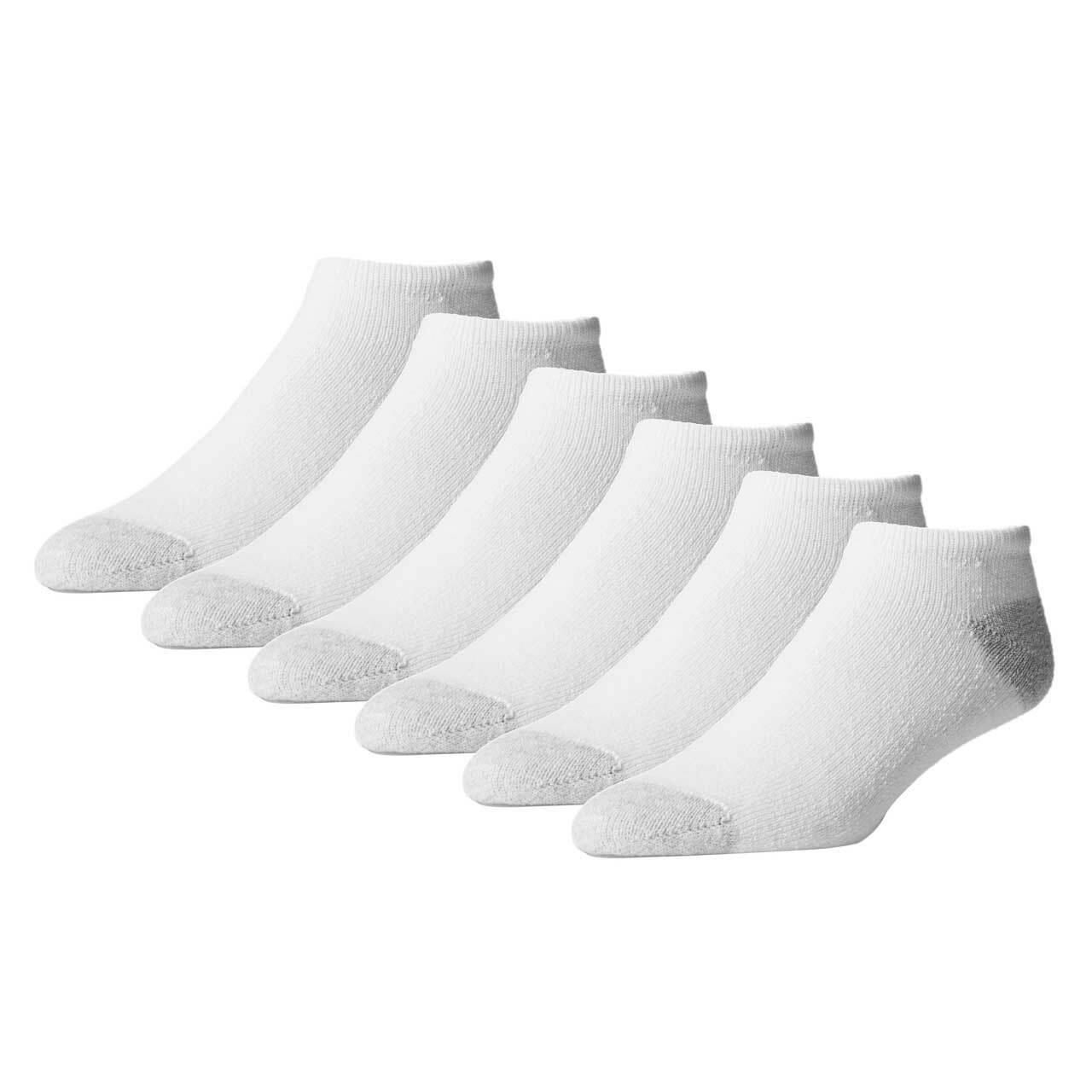 American Made Athletic Cotton Blend No Show Socks (12 Pair Pack)