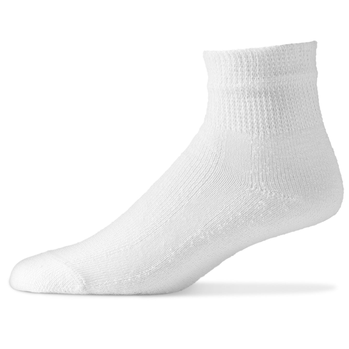 Physician's Choice Diabetic Cotton Quarter Socks (12 Pair Pack)