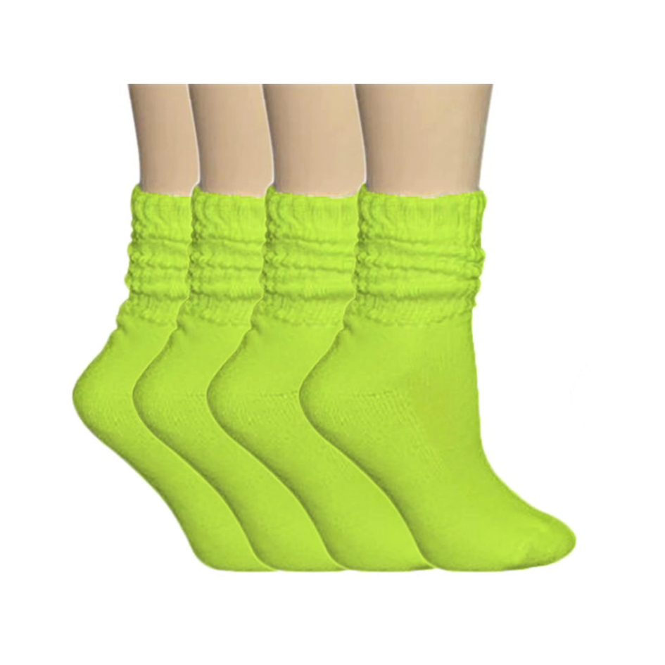 American Made Light Weight Cotton Slouch Socks (12 Pair Pack)