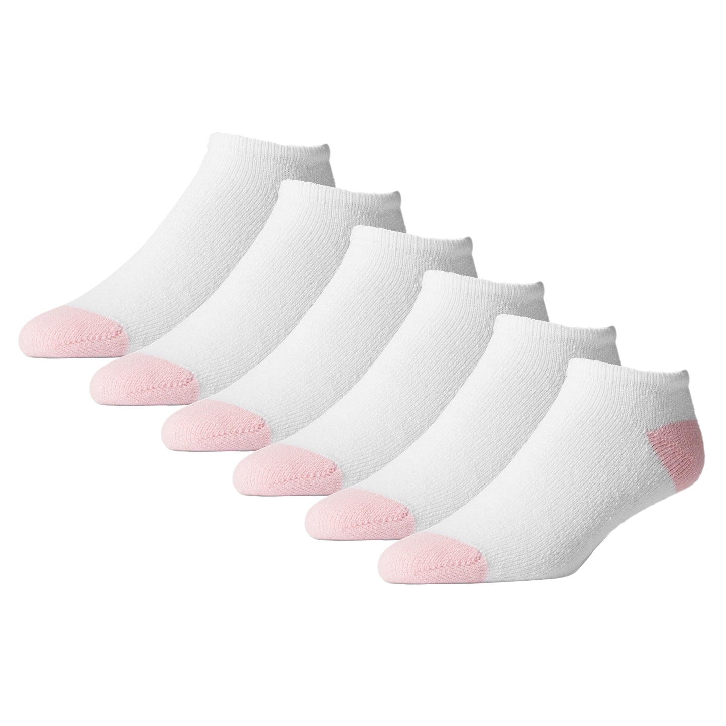 American Made Athletic Cotton Blend No Show Socks (12 Pair Pack)