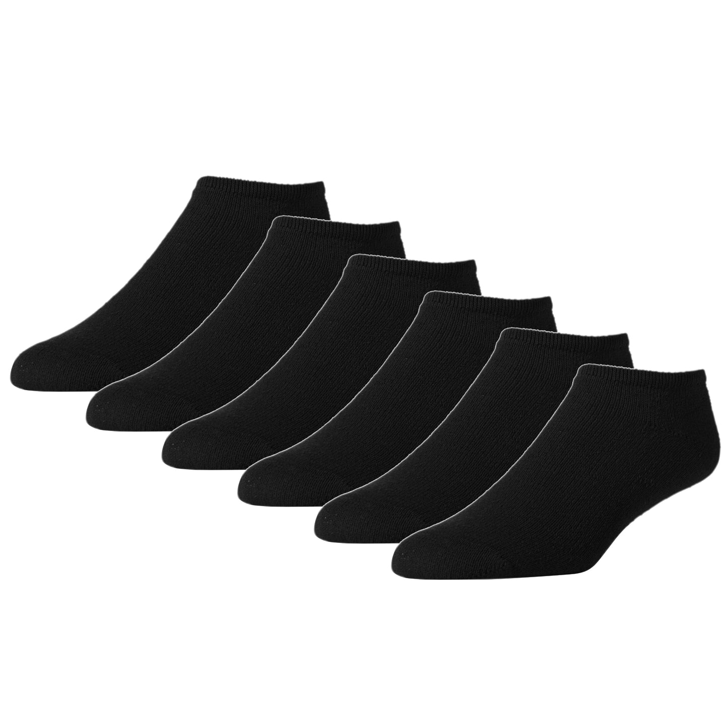 American Made Athletic Cotton Blend No Show Socks (12 Pair Pack)