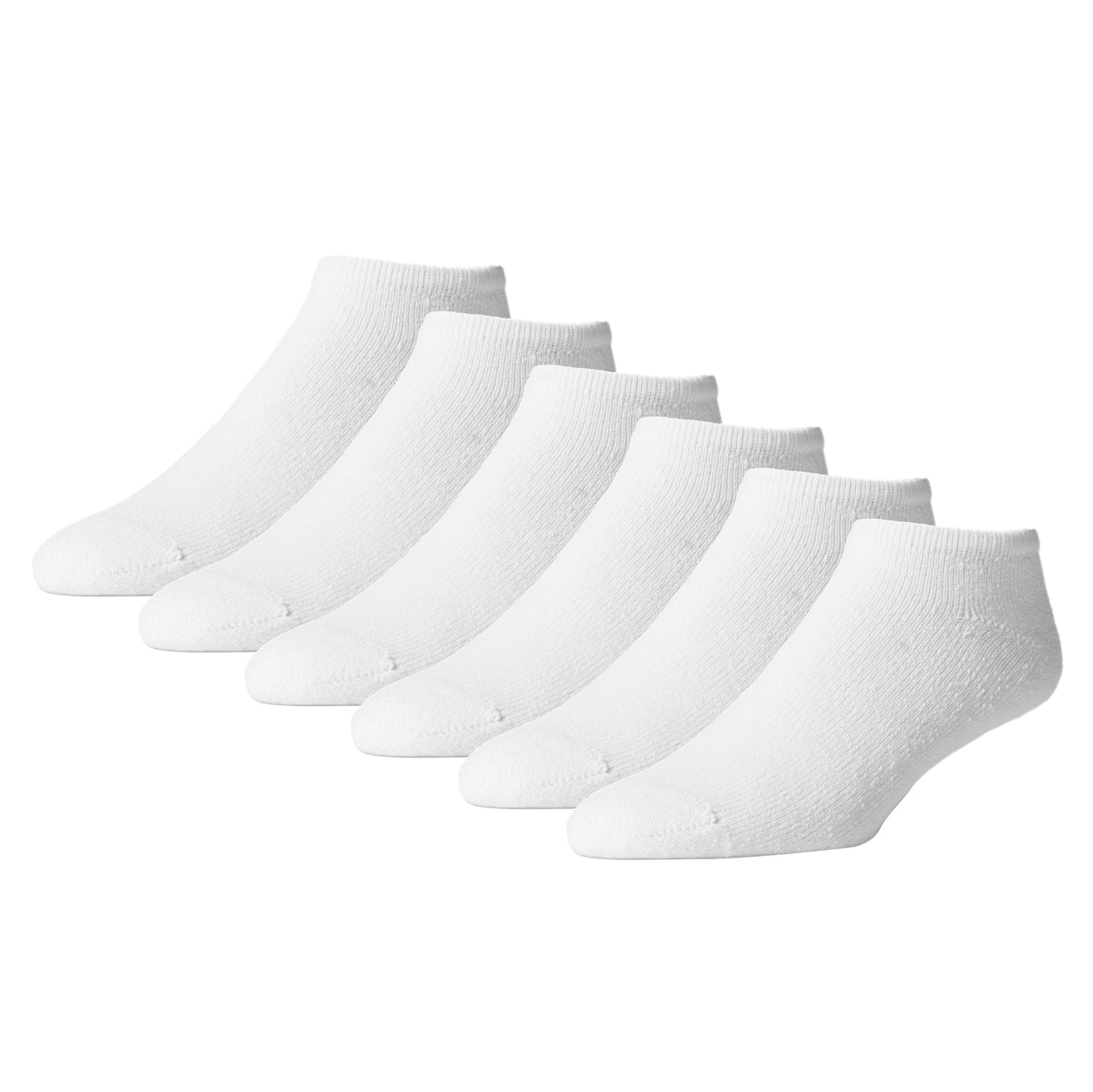 American Made Athletic Cotton Blend No Show Socks (12 Pair Pack)