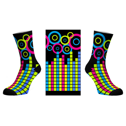 Techno Pop_Printed Socks