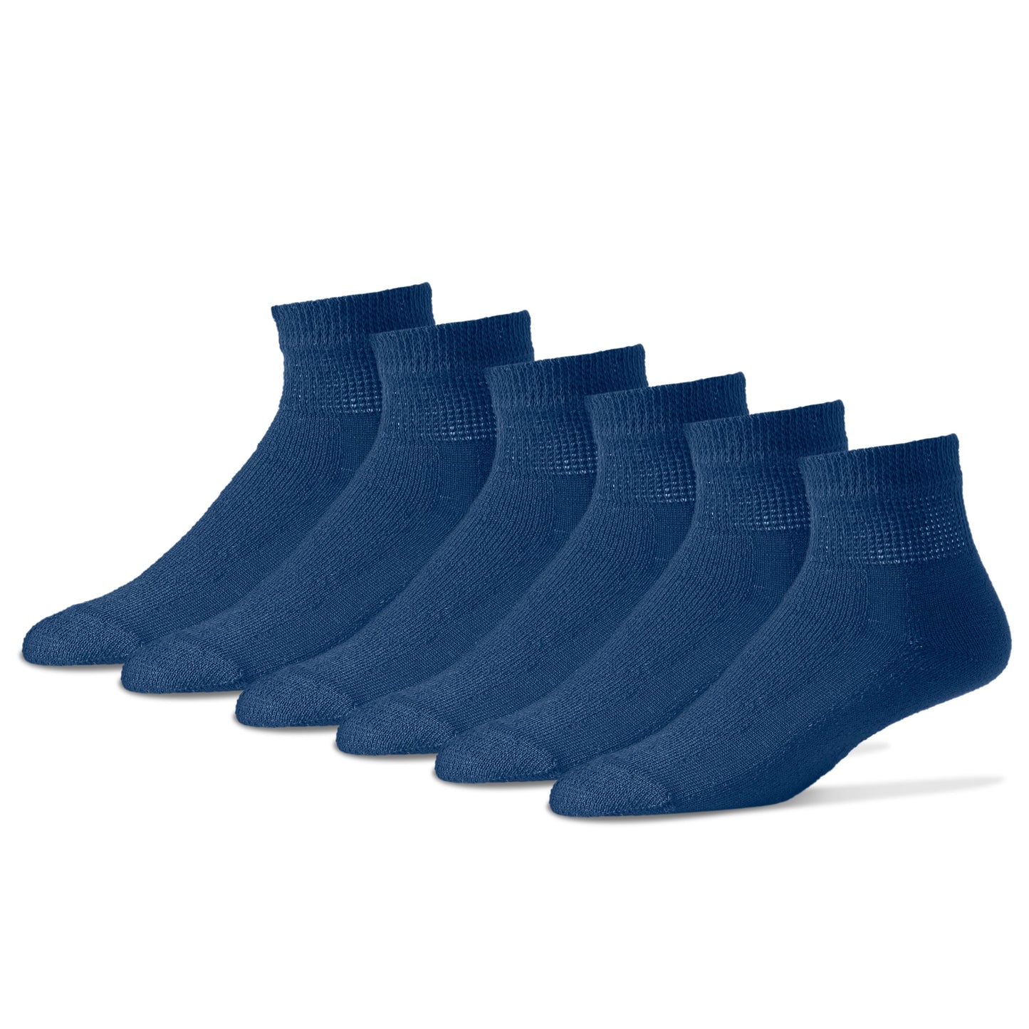 Physician's Choice Diabetic Cotton Quarter Socks (12 Pair Pack)