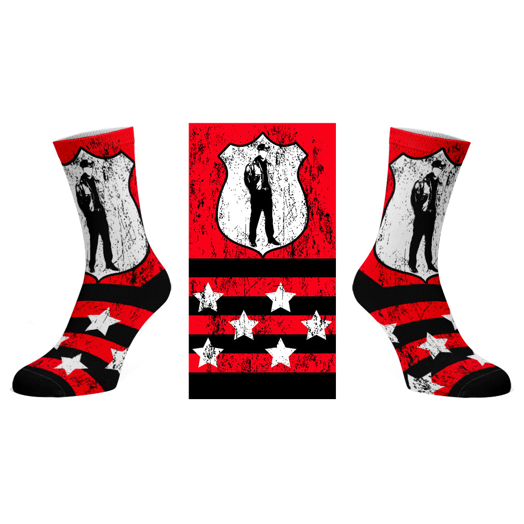 Police_Printed Socks