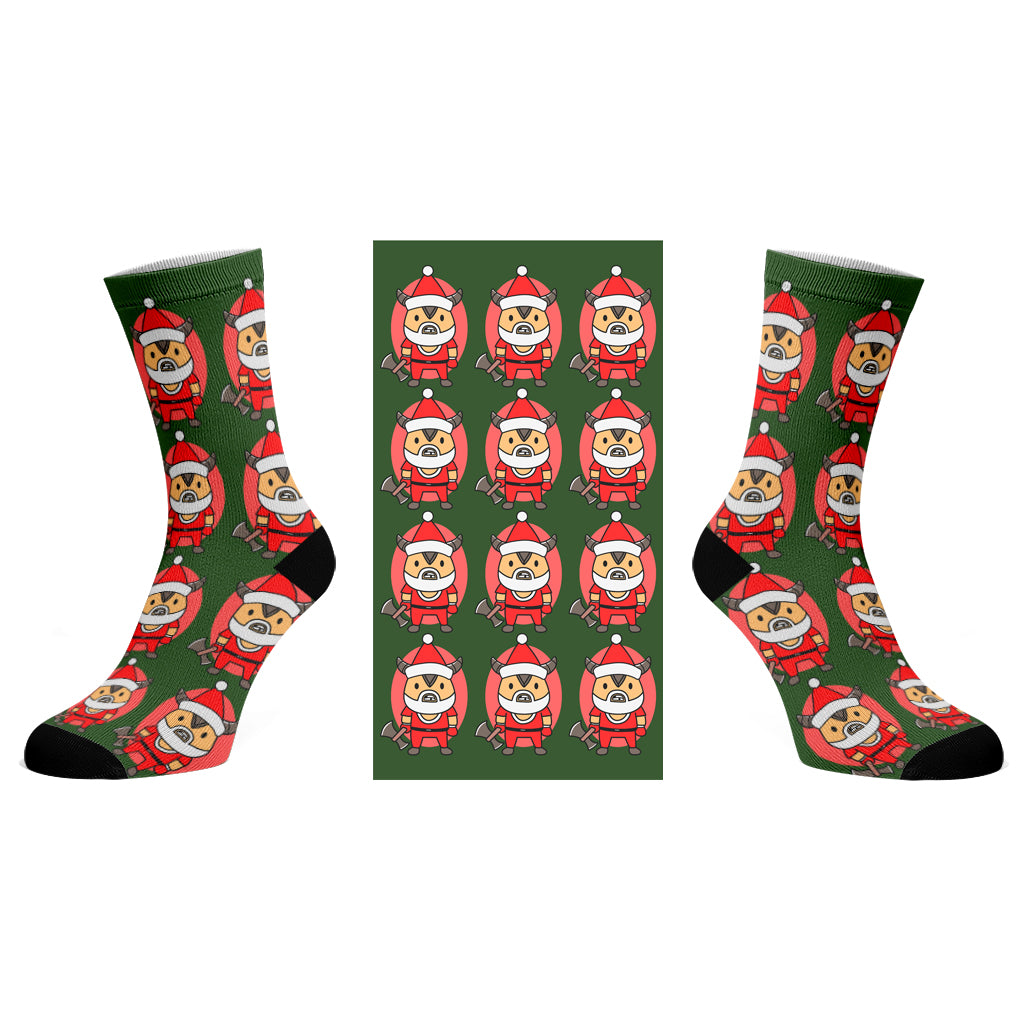 Christmas Gamer Design Socks