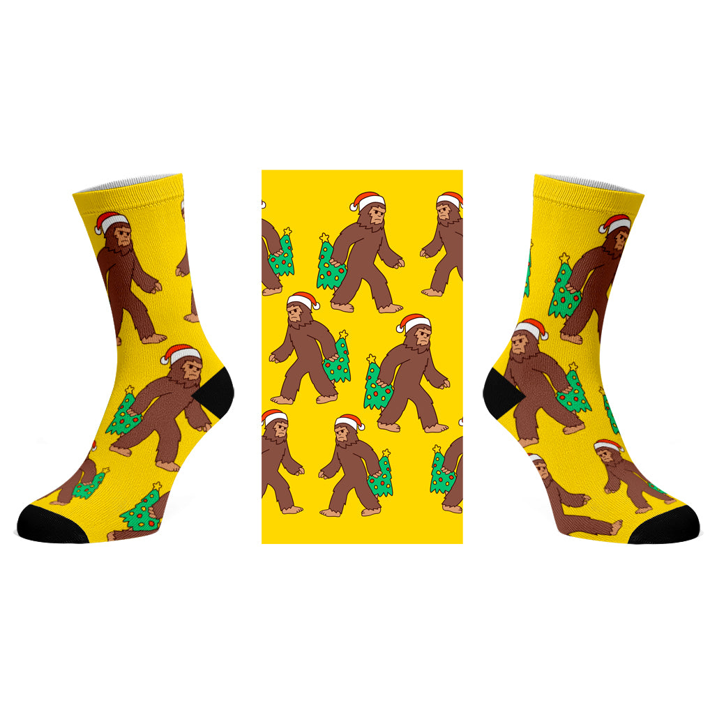 Christmas Yeti Design Socks