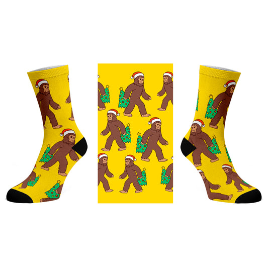 Christmas Yeti Design Socks